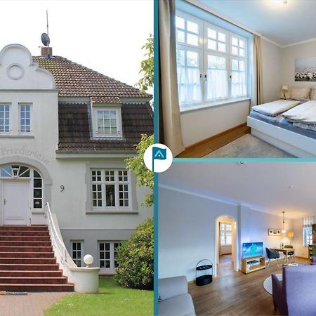 Villa Friedericia, Wohnung 3-Hochparterre Links Wyk auf Foehr Exterior photo